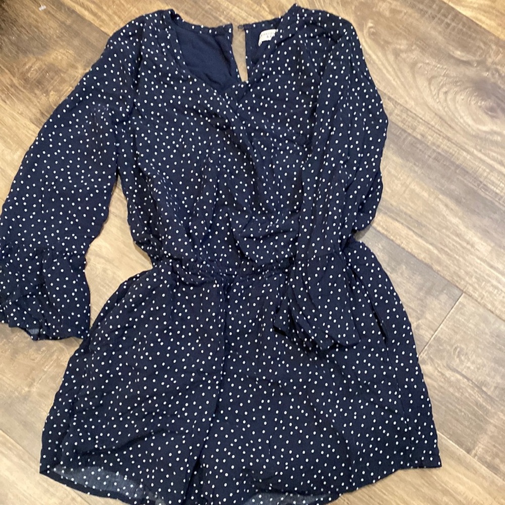 Girls long sleeve romper